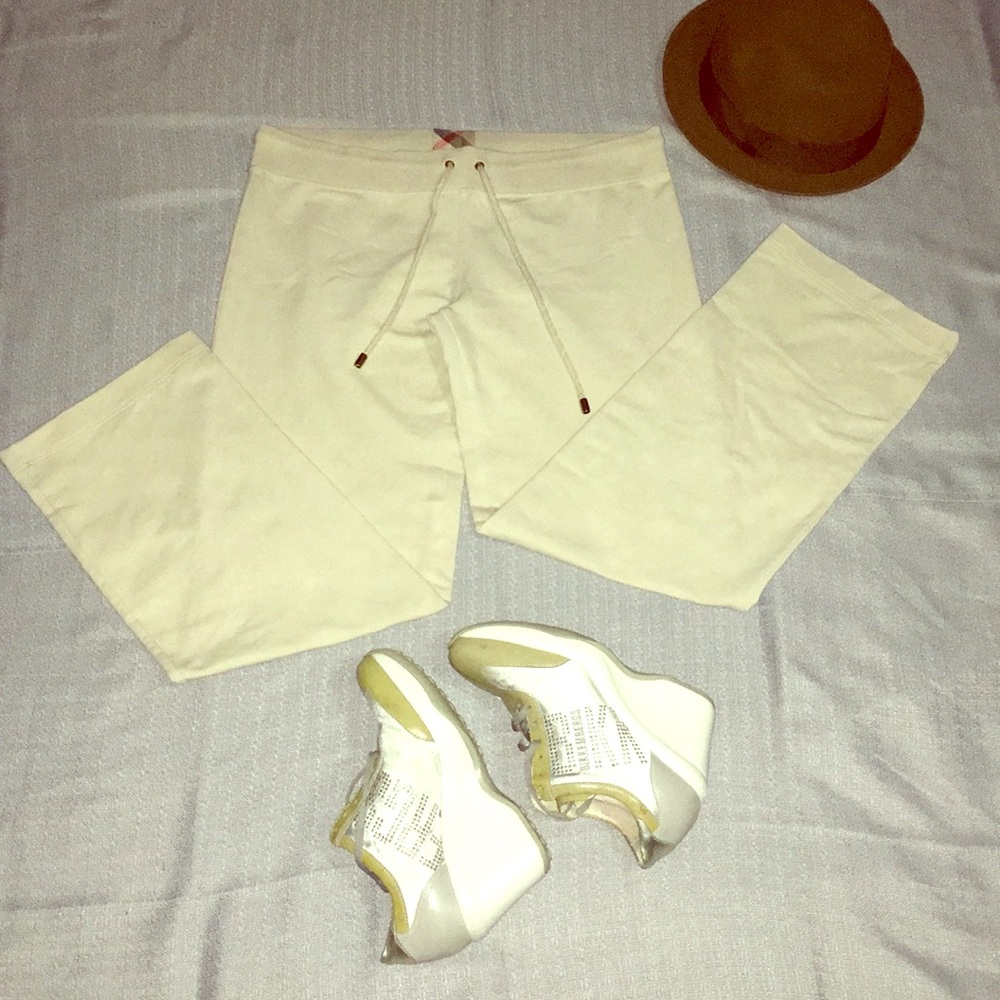 Burberry Drawstring Solid Joggers - image 2